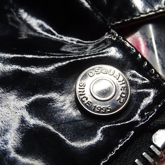 Authentic Dsquared2 Leopard Print Biker Jacket - Picture 7 of 7